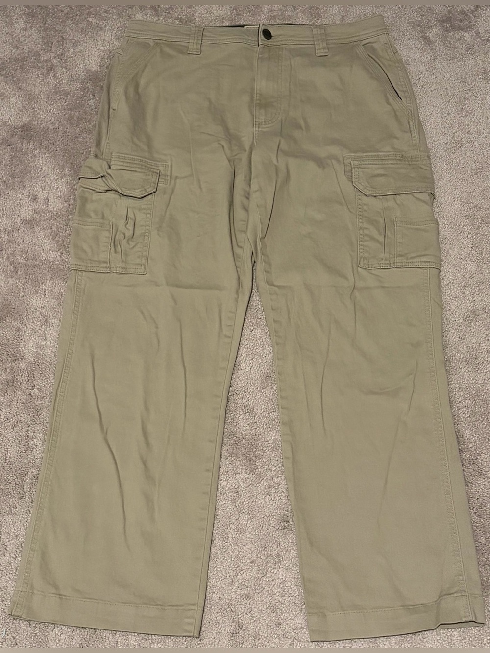 RedHead Men’s Tan Khaki Cargo Pants Size 33x32 Fits 34x30